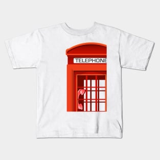 English Phone Booth Kids T-Shirt